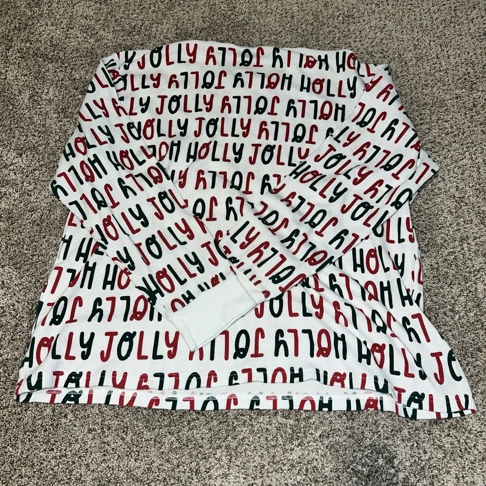 Carter's Thermal Jolly Pajamas Set Adult Unisex Cotton Christmas XXL‎